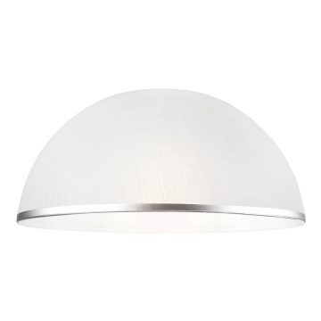 Replacement glass for RETRO, ANTICO chandelier, E27, Ø30 cm, white/silver