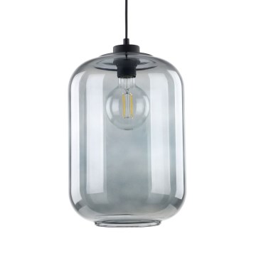 Replacement glass for ROLLER E27 chandelier, 24 cm diameter, smoked gray