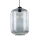 Replacement glass for ROLLER E27 chandelier, 24 cm diameter, smoked gray