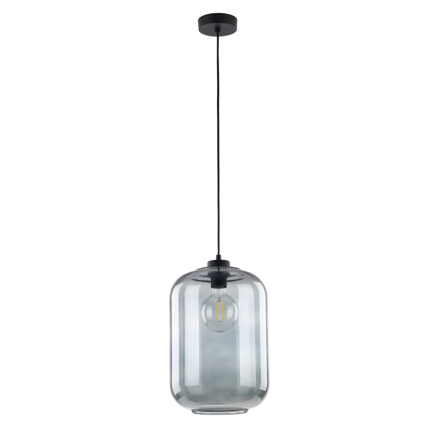 Replacement glass for ROLLER E27 chandelier, 24 cm diameter, smoked gray