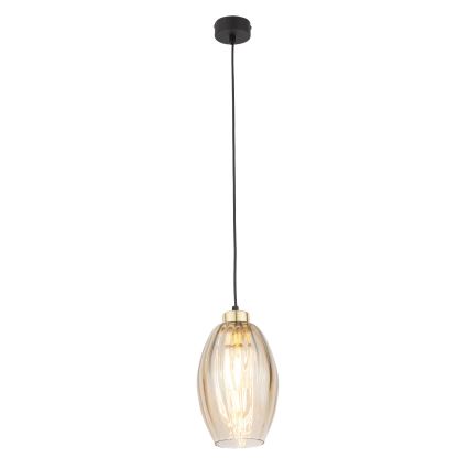 Replacement glass for SEBO E27 chandelier, 17 cm diameter, smoked beige