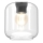 Replacement glass for SOMBRA E27 chandelier, Ø 16 cm, clear