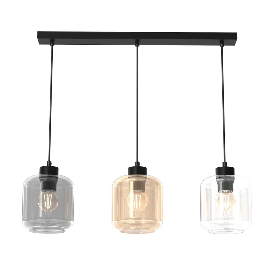 Replacement glass for SOMBRA E27 chandelier, Ø 16 cm, clear