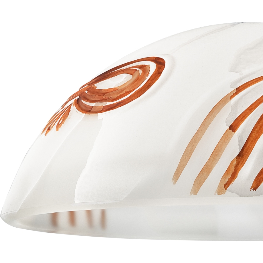 Replacement glass for chandelier SFERA E27 120x300 mm white/orange