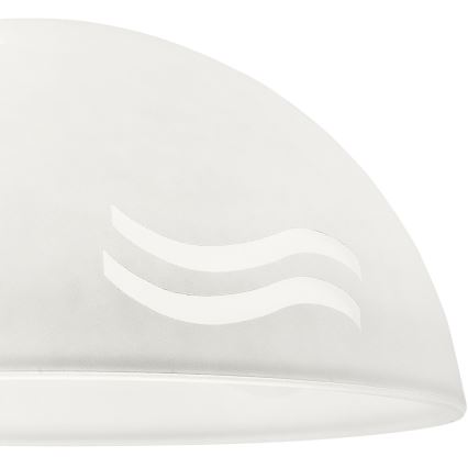 Replacement glass for chandelier SFERA E27 140x300 mm white