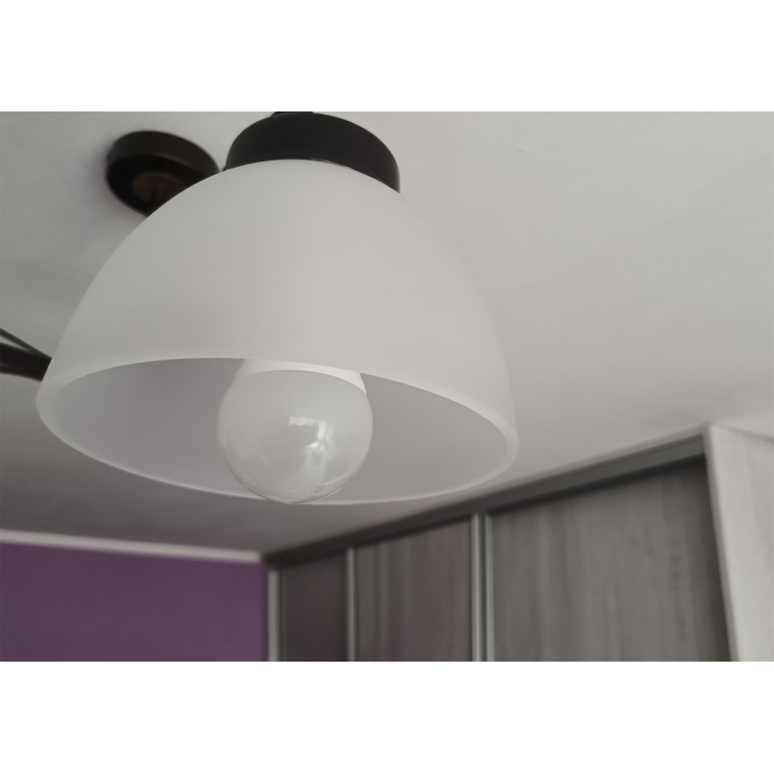 Replacement frosted glass shade for E27 chandelier, Ø 18 cm