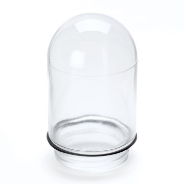 Replacement glass shade for EDWARD E27 chandelier and lamp, Ø 10 cm, clear