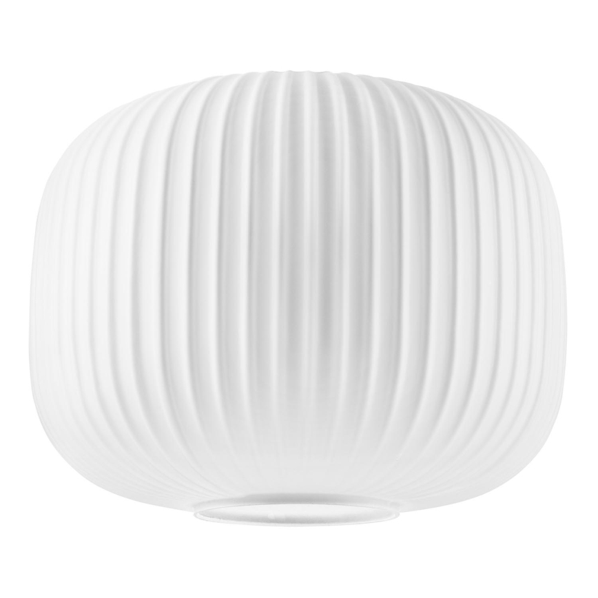Replacement glass shade for HARMA chandelier E27, 23 x 25 cm, white