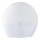 Replacement glass shade for KULA E27 chandelier, Ø 38 cm, white/clear