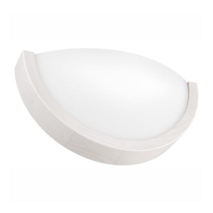 Replacement glass shade for NATURAL/OAK SLIM E27, White