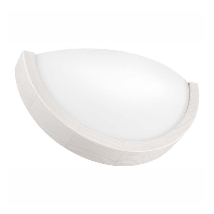 Replacement glass shade for NATURAL/OAK SLIM E27, White