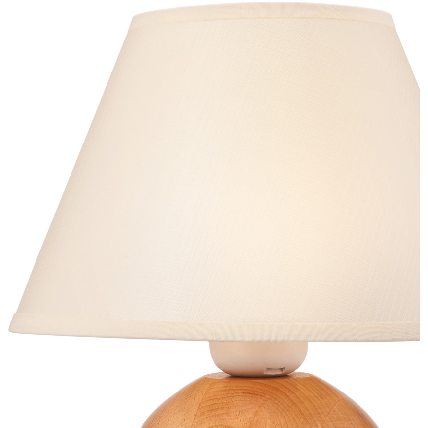 Cream replacement lampshade for JUTA E27 table lamp, 19 cm diameter