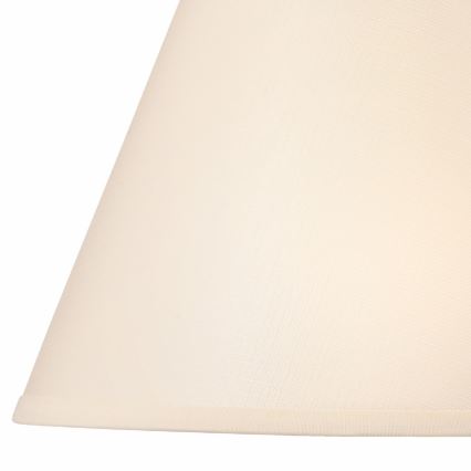 Cream replacement lampshade for JUTA E27 table lamp, 19 cm diameter