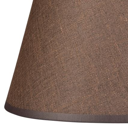 Replacement lampshade for chandelier and wall light ANTONIO E14 120x200 mm brown