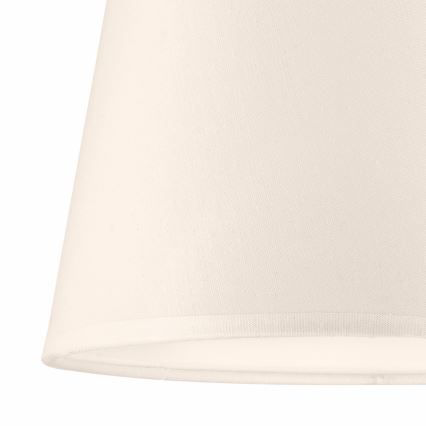 Replacement lampshade for chandelier and wall light ELLIE E27 d. 15 cm creamy