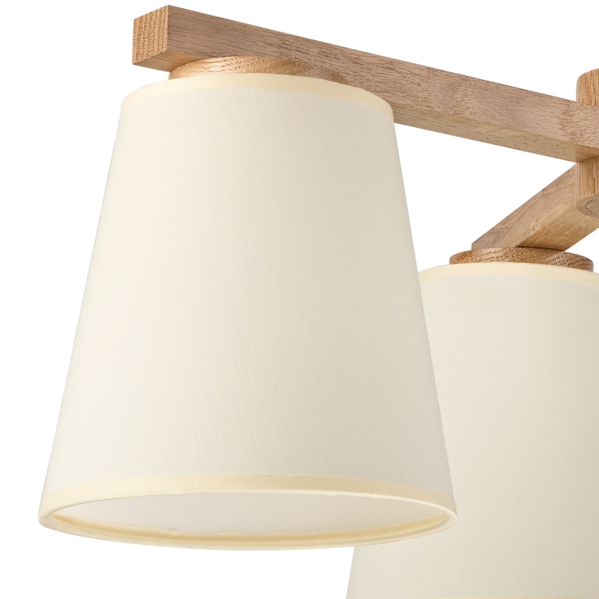 Replacement lampshade for chandelier and wall light ELLIE E27 d. 15 cm creamy