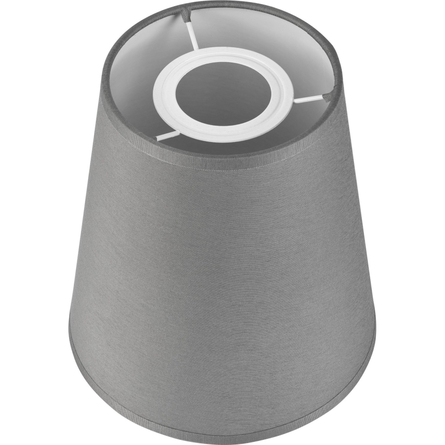 Replacement lampshade for chandelier and wall light ELLIE E27 d. 15 cm grey
