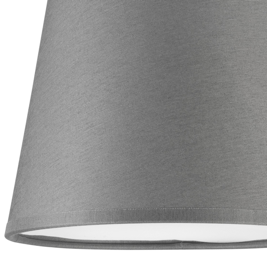 Replacement lampshade for chandelier and wall light ELLIE E27 d. 15 cm grey