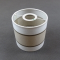Replacement lampshade for CATTLEYA E27 chandelier, white/brown