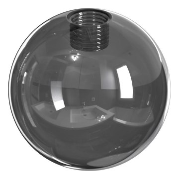Replacement lampshade for chandelier and wall light ROSSI d. 14 cm grey/smoky