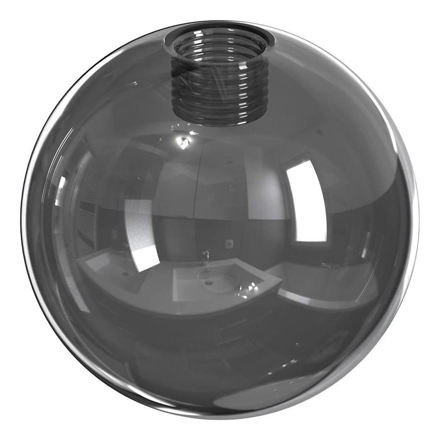 Replacement lampshade for chandelier and wall light ROSSI d. 14 cm grey/smoky