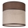 Replacement lampshade for chandelier, floor lamp and wall light ANDREA E27 d. 16 cm brown/beige
