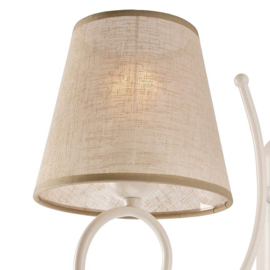 Replacement lampshade for chandelier LORENZO E27 d. 16 cm beige