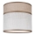 Replacement lampshade for chandelier, table lamp and wall light ANDREA E27 d. 16 cm beige/grey