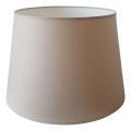 Replacement lampshade for E27 table lamp, 20 cm diameter, beige