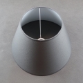 Replacement Lampshade for E27 Table Lamp, 24x40 cm, Grey