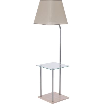 Replacement lampshade for floor lamp EMMA E27 34,5x39,5 cm brown