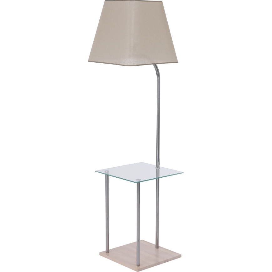 Replacement lampshade for floor lamp EMMA E27 34,5x39,5 cm brown