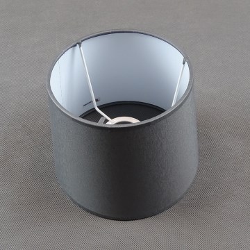 Replacement lampshade for LAMA E27 table lamp, 15 cm diameter, grey