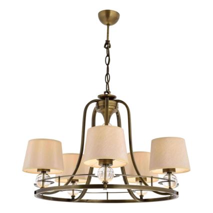 Replacement lampshade for NARA cable-suspended chandelier, beige