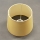 Replacement lampshade for QUEEN E27 table lamp, Ø 19.5 cm — yellow