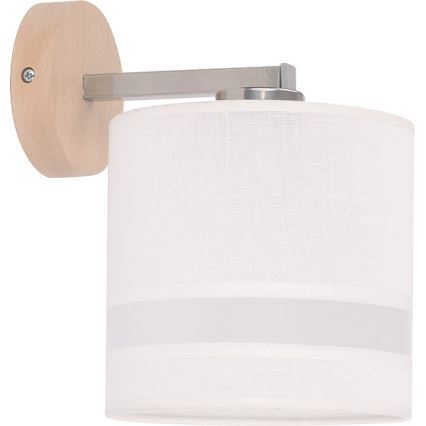 Replacement lampshade for ROXY E27 ceiling and wall light, Ø 16 cm, white