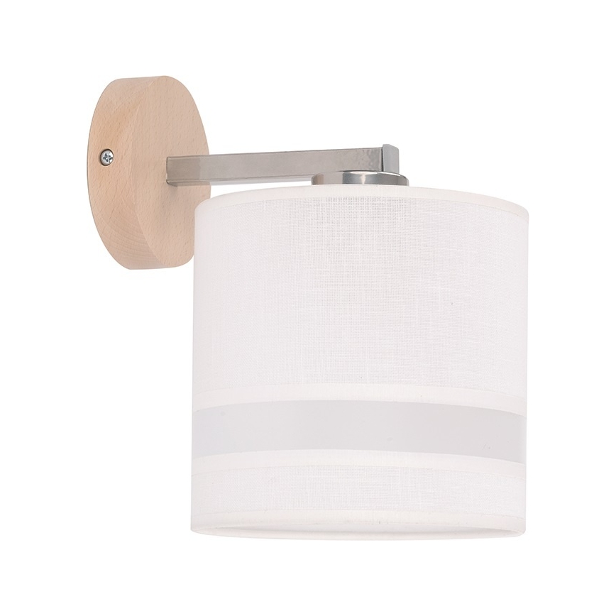 Replacement lampshade for ROXY E27 ceiling and wall light, Ø 16 cm, white