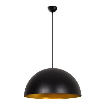 Replacement lampshade for SIVANI cord pendant, 60 cm diameter, black/copper