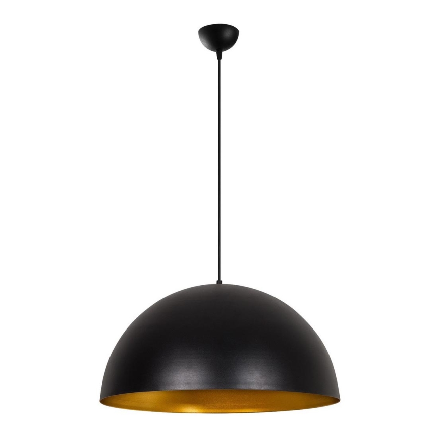 Replacement lampshade for SIVANI cord pendant, 60 cm diameter, black/copper