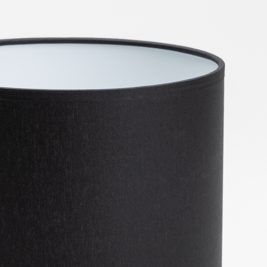 Replacement lampshade for table lamp and wall light DEVA E27 black