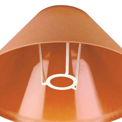 Replacement lampshade for table lamp E14 21x11 cm orange