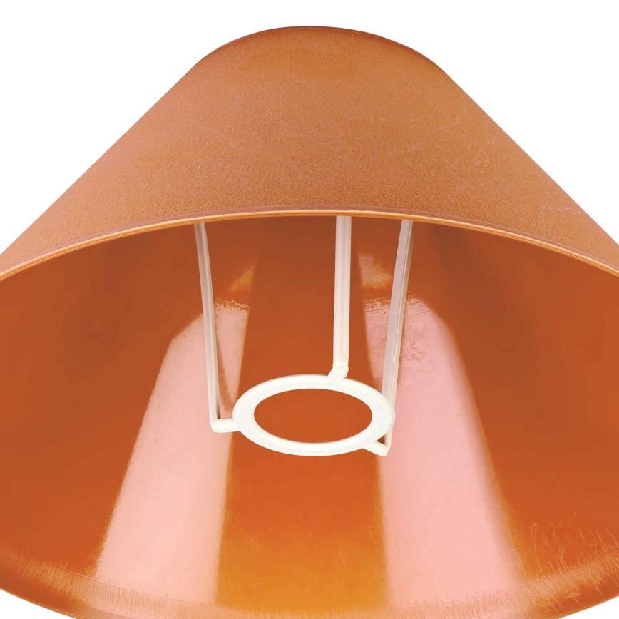 Replacement lampshade for table lamp E14 21x11 cm orange