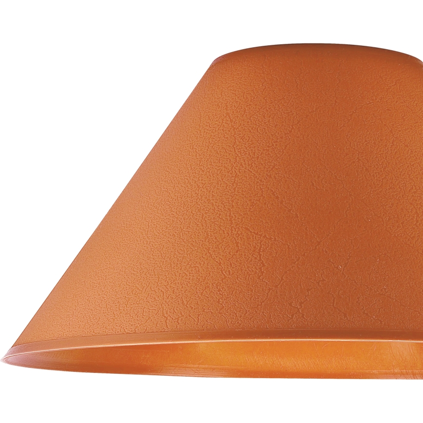 Replacement lampshade for table lamp E14 21x11 cm orange