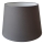 Replacement lampshade for table lamp E27 20x25 cm anthracite