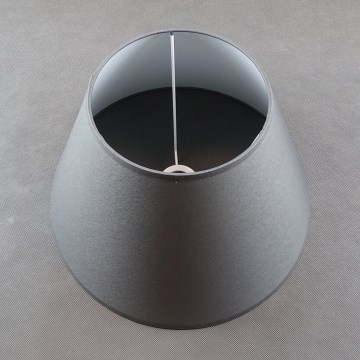 Replacement lampshade for table lamp E27 grey