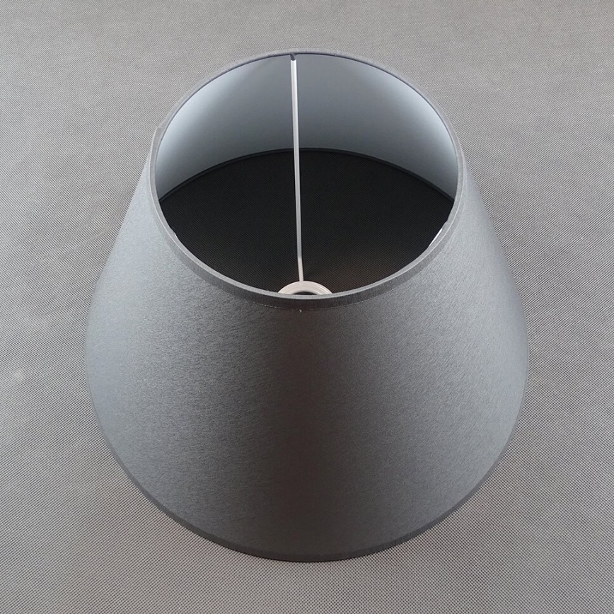 Replacement lampshade for table lamp E27 grey