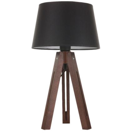 Replacement lampshade for table lamp LORENZO E27 black