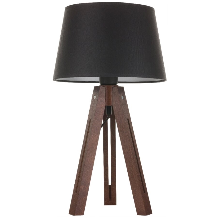 Replacement lampshade for table lamp LORENZO E27 black