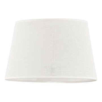 Replacement lampshade for table lamp LORENZO E27 white