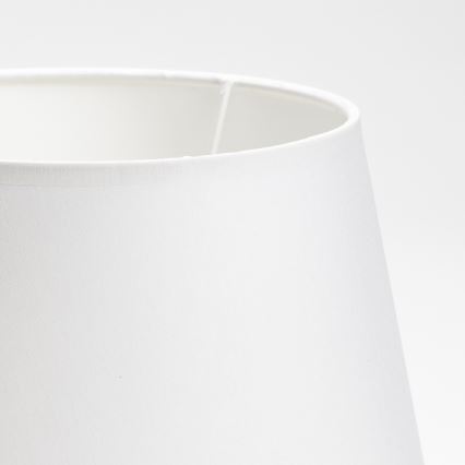 Replacement lampshade for table lamp LORENZO E27 white